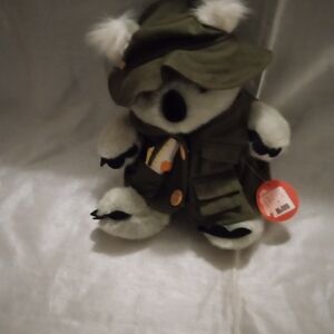 Build-A-Bear Plush Koala Toy with Green Outfit